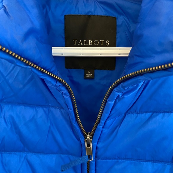 Cobalt Blue Quilted Down Puffer Vest - Picture 2 of 4